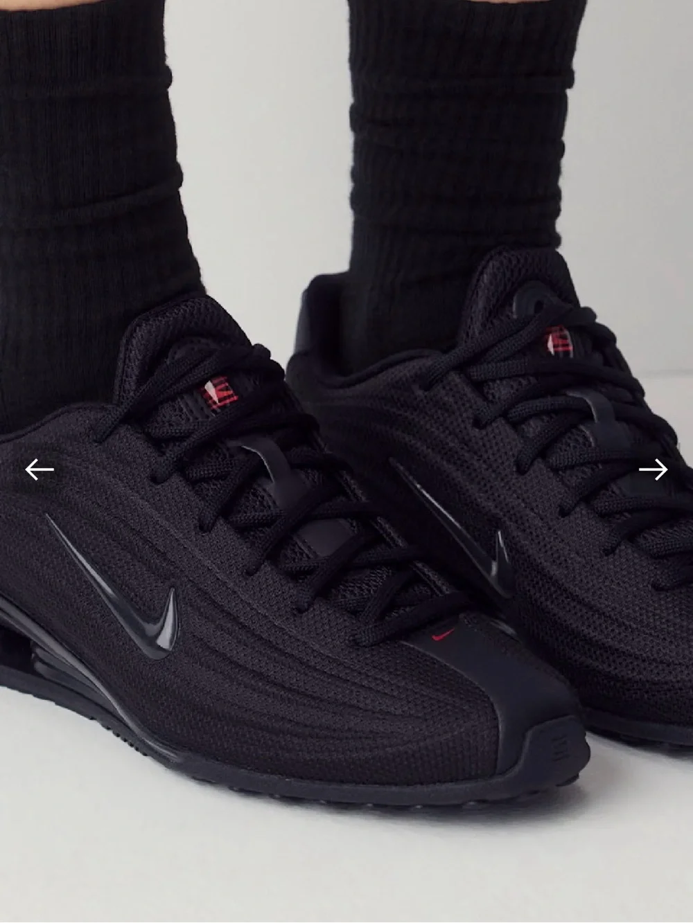 Nike Shox Z black sneakers 9